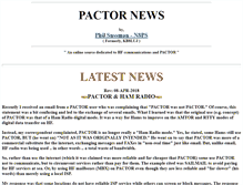Tablet Screenshot of pactor.com
