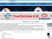 Tablet Screenshot of pactor.co.za